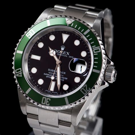 rolex 50th anniversary green bezel|Rolex green submariner 50th anniversary.